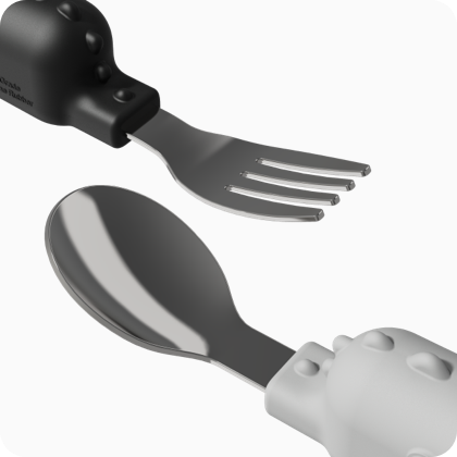 baby spoon and fork